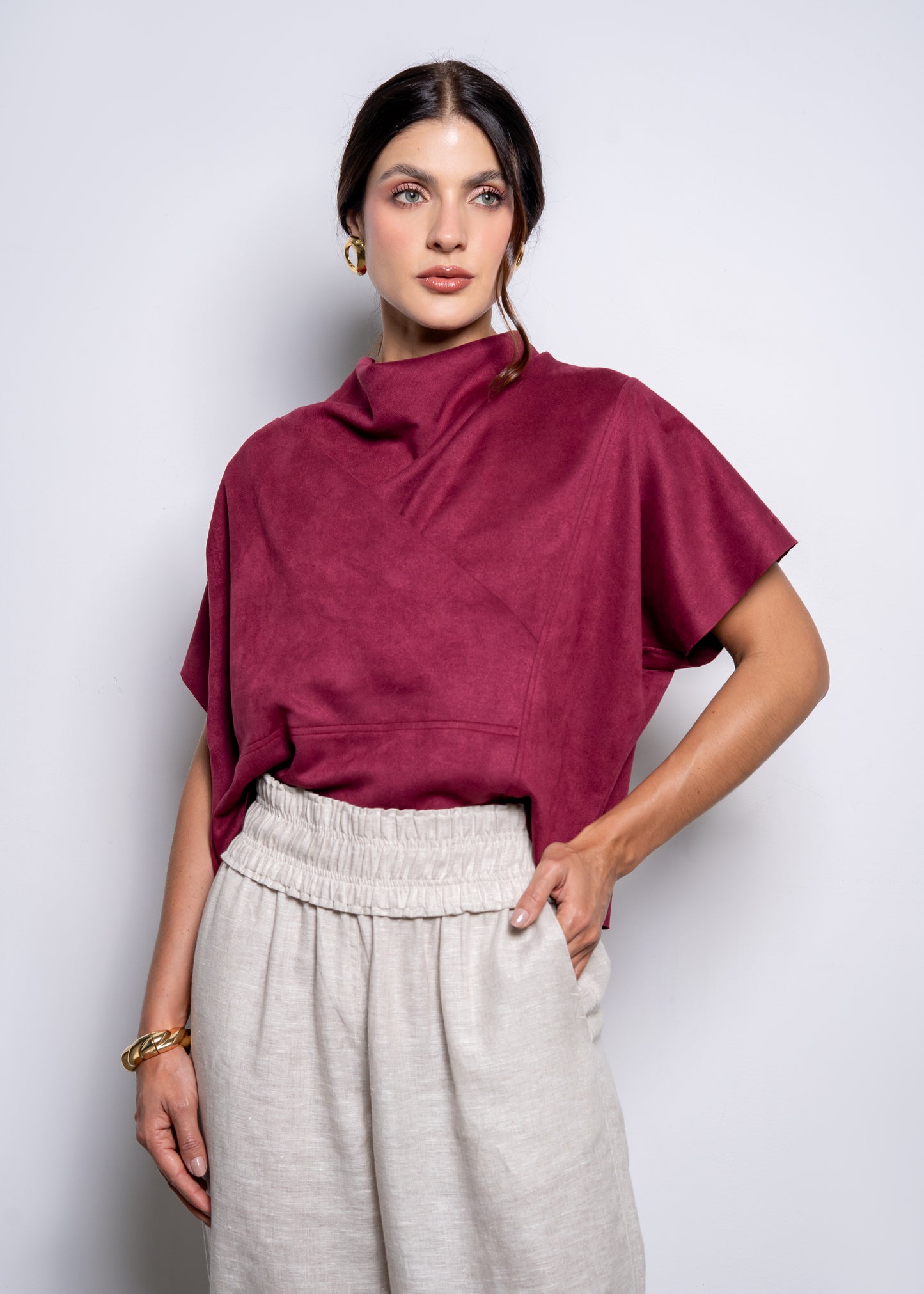 BLUSA JULIA SUEDE